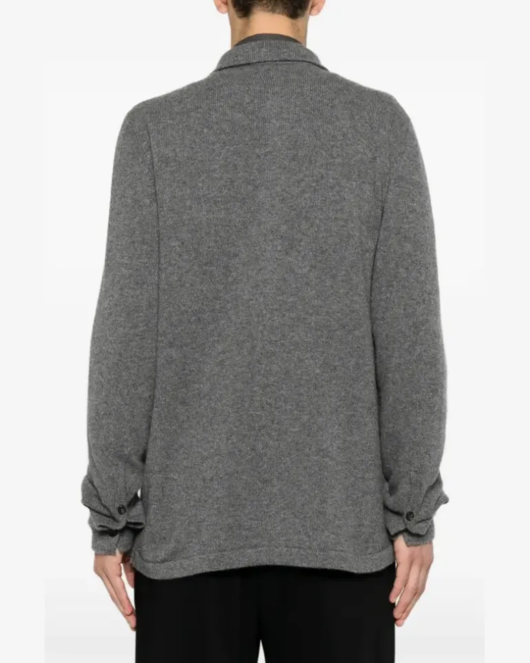 Men's Button-Up Flap-Pocket Cardigan Aw26 M