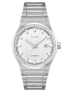 Men's Candor 41mm Automatic Watch Silver Accessories > Jewelry