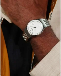 Men's Candor 41mm Automatic Watch Silver Accessories > Jewelry