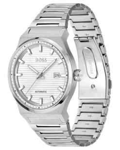 Men's Candor 41mm Automatic Watch Silver Accessories ><noscript><img width=