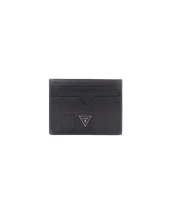 Men's Card Holder Black Leather Bags Card-holders