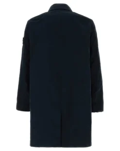 Men's Coat Navy Polyester Nylon