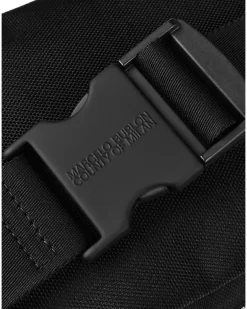 Men's Colorful Cross Logo Belt Bag Black Textile
