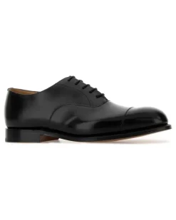 Men's Consul Oxford Black Leather