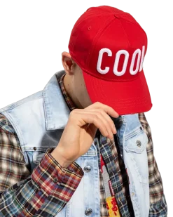 Men's Cool Logo Baseball Cap Red Accessories > Beanies & Hats