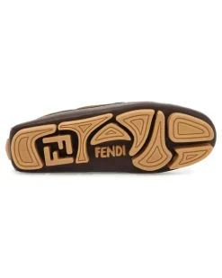 Men's Deck Logo Lace-Up Shoes Brown > Derby & Oxfords