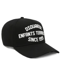 Men's Enfants Terribles Logo Baseball Cap Black Accessories > Beanies & Hats