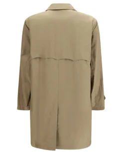 Men's G10 Trench Coat Tan Polyester; Cotton Beige