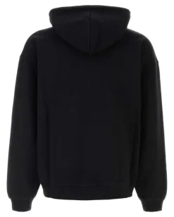 Men's Hoodie Black Cotton T-shirts