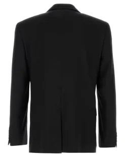 Men's Jacket Blazer Black Wool Blazers