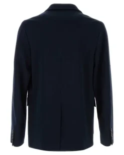 Men's Jersey Cotton Blazer Navy Blazers