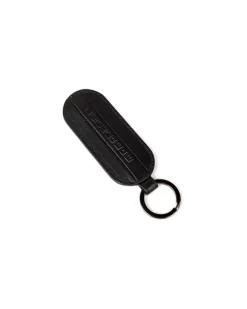 Men's Keychain Black Genuine Leather Accessories - Keychains