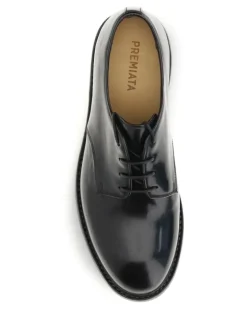 Men's Lace-Ups With Lettering Logo Black Lace Up