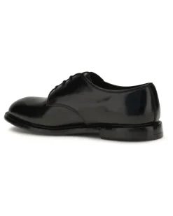 Men's Lace-Ups With Lettering Logo Black Lace Up