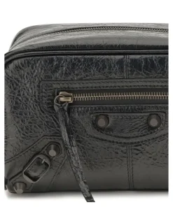 Men's Le City Beauty Case Black Lamb Ovis Aries Cases