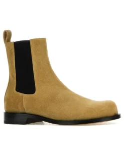 Men's Loafer Chelsea Boot Yellow Suede