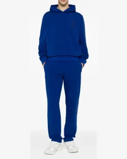 Men's Logo-Embroidered Hoodie Ss26 M Blue