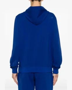 Men's Logo-Embroidered Hoodie Ss26 M Blue