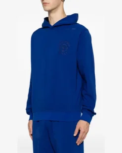 Men's Logo-Embroidered Hoodie Ss26 M Blue