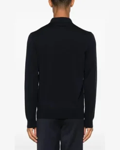 Men's Logo-Plaque Polo Shirt Aw24 M Navy