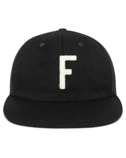 Men's Logo Wool Baseball Cap Black Accessories ><noscript><img width=