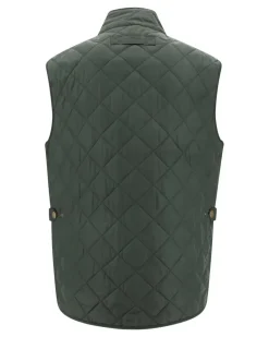 Men's New Lowerdale Vest Sage Polyamide Down Jackets Coat Green
