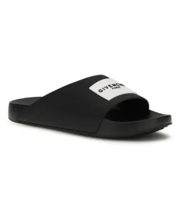 Men's Rubber Slippers Black Sandal