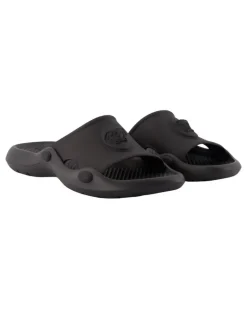 Men's Sandals - Synthetic Black Plastic Shoes