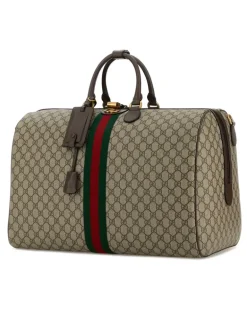Men's Savoy Travel Bag Beige Fabric
