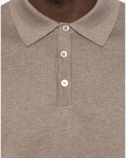 Men's Short-Sleeve Polo Shirt Ss26 M Beige