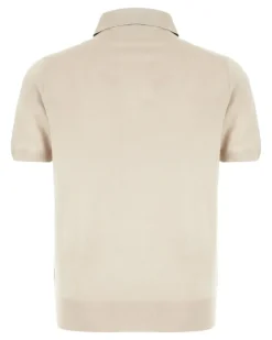 Men's Short-Sleeve Polo Shirt Ss26 M Beige