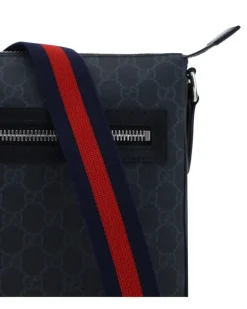 Men's Shoulder Bag Black-Black-Brb Fabric Black/black/brb