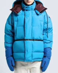 Men's Ski Mittens Blue Polyamide Polyester Glove