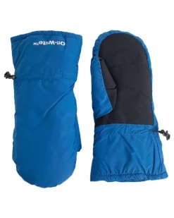 Men's Ski Mittens Blue Polyamide Polyester Glove