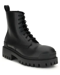 Men's Strike Lace-Up Boots Black