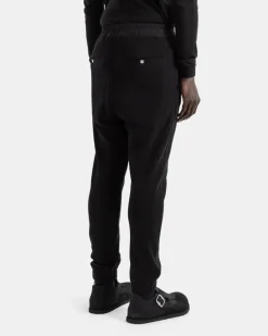 Men's Tecuatl Tapered Nep Terry Jersey Jogging Trousers Black