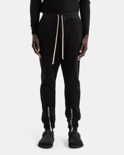 Men's Tecuatl Tapered Nep Terry Jersey Jogging Trousers Black