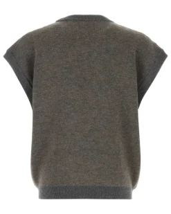 Men's Teddy Vest Gray Wool Nylon Vests