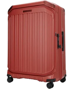 Men's Trolley Medio Front_middle Open 4 Ruote Polic_esp Cuo Valigie Suitcases