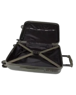 Men's Trolley Military Green-Black Metallic Fiber Bags Travel-bags