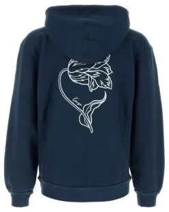 Men's Tulip Hoodie Navy Cotton Hoodies