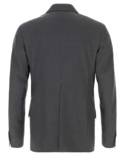 Men's Virgin Wool Blazer Gray Blazers