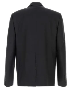 Men's Wool Blazer Gray Blazers