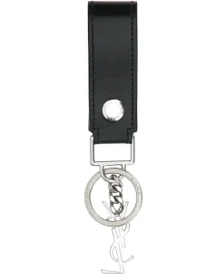 Men's Ysl P.chiavi Mono 1000 Keychains Black