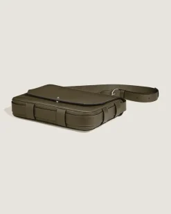 Messenger Bag aus Sartorial Leder - Khaki - Leder - MB221580 - Messenger Bags