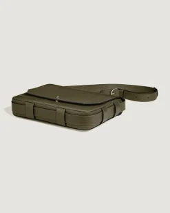 Messenger Bag aus Sartorial Leder - Khaki - Leder - MB221580 - Messenger Bags
