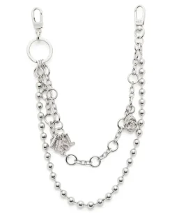 Metallanhänger mit Ketten und Anhängern - Charms und Schlüsselanhänger - Damen - Silber