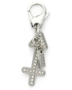 Metallanhänger Schütze mit Strasssteinen - Charms und Schlüsselanhänger - Unisex - Silber