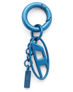 Metallschlüsselanhänger mit ovalem D-Anhänger - Charms und Schlüsselanhänger - Unisex - Blau