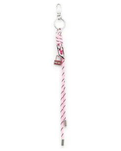 Metall- und Seilanhänger mit Diesel-Anhänger - Charms und Schlüsselanhänger - Unisex - Rosa